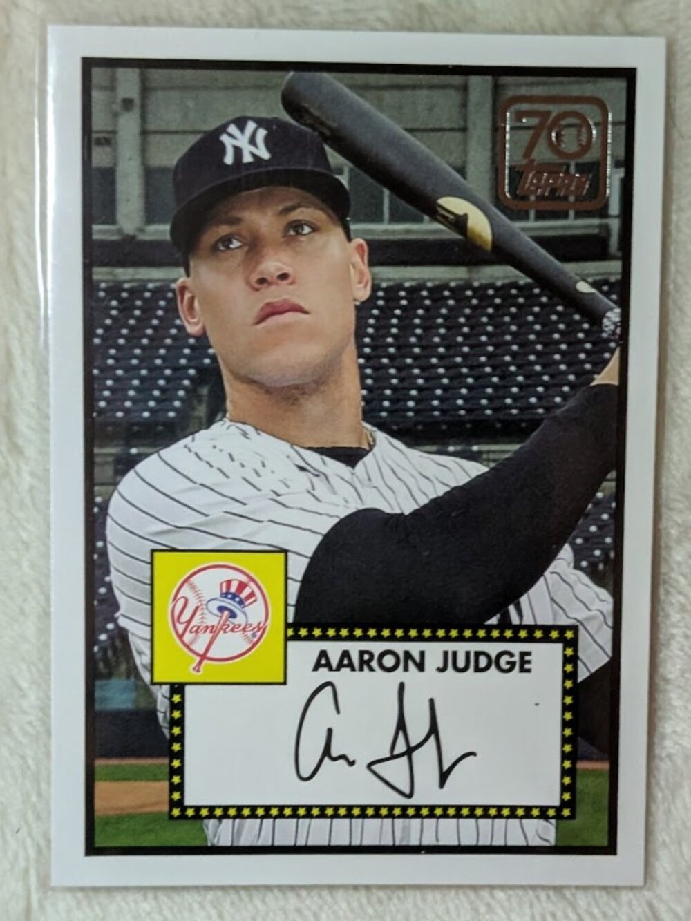 2021 Topps AARON JUDGE #70YT-2